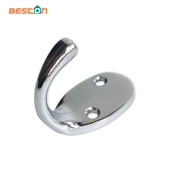 Household Chrome Display Metal Wall Hook Wall Mounted Clothes Door Hooks
