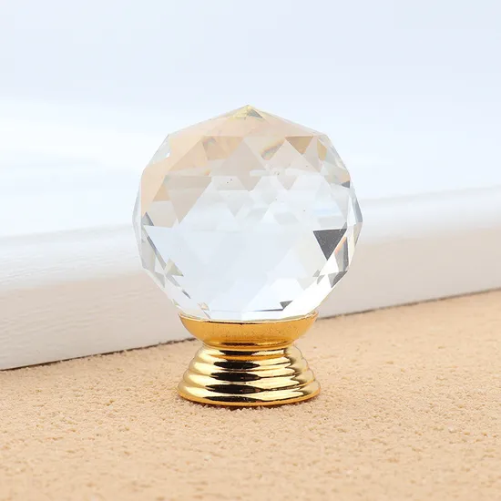 Furniture Handle Crystal Cupboard Pull Handles Cabinet Hardware Handles and Knobs