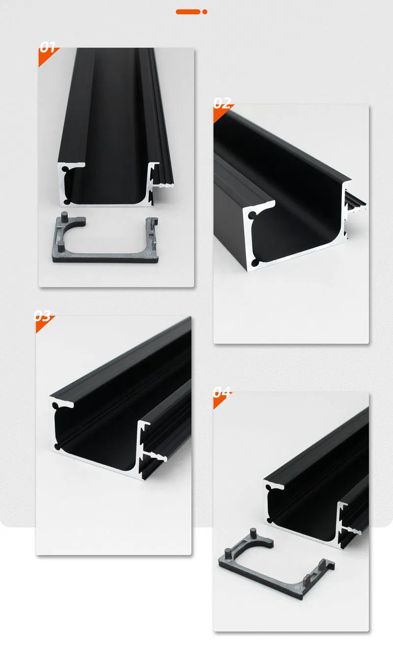 G Aluminum Materials Profile Pull Kitchen Cupboard Cabinet Hidden Shape Edge Handles