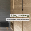 Concealed Slotless Aluminum Lightning Wardrobe Cabinet Door Handle