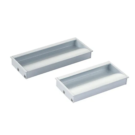 Recessed Cabinet Handles Aluminum Bedroom Kitchen Matt Black Pull Handle