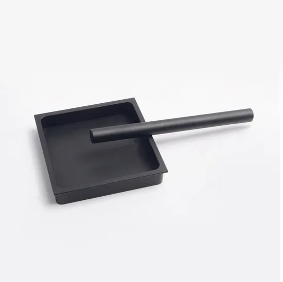 Aluminium Recessed Cabinet Square Handles Concealed Sliding Barn Door Wardrobe Pull Handle