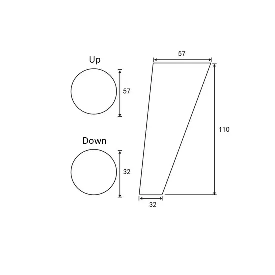 Specializing in The Production of Oblique Cone I-Shaped Solid Wood Sofa Leg