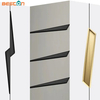 Aluminium Recessed Concealed Cabinet Edge Finger Pull Handles Embedded Wardrobe Handle