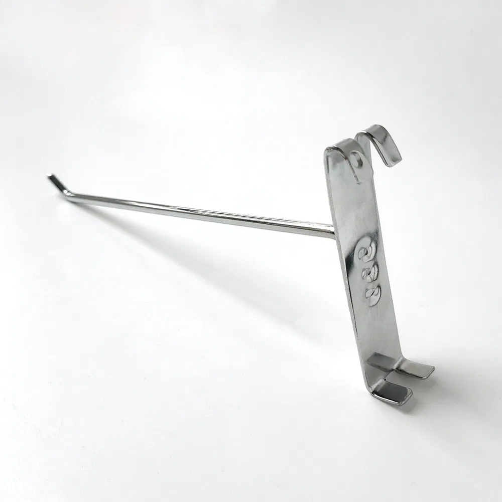 Chrome Plating Wholesale Retail Metal Mesh Wall Hanging Clothes Display Hook