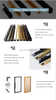 Tock Wardrobe Sliding Aluminum Extrusion Profiles for Kitchen Cabinets Cupboard Door Frame