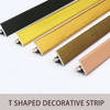 Anti Slip Decorative Profile T Shape 6mm 8mm Aluminum Metal Strips