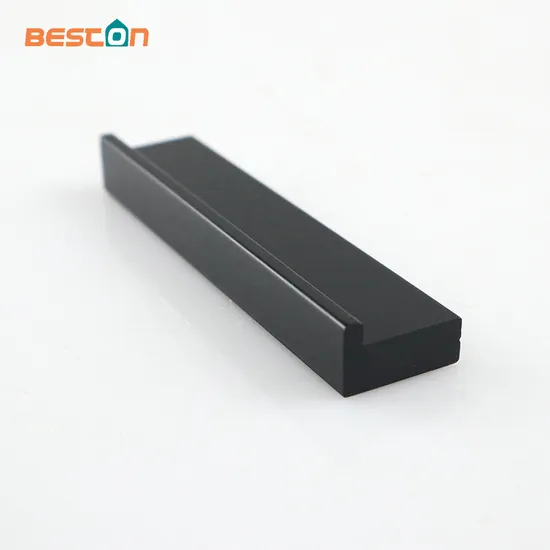 Furniture Accessories Hardware Matt Black Aluminum Cabinet Drawer Pull Handle