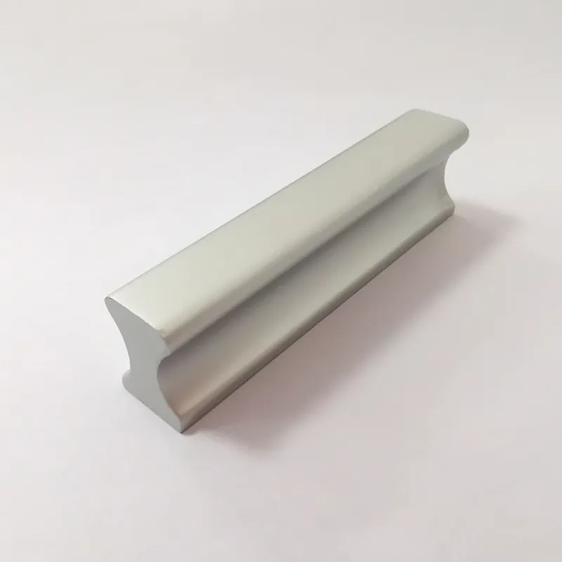 Furniture Hardware Aluminum Kitchen Cabinet Door Handle 64mm Silver Drawer Pull Handle