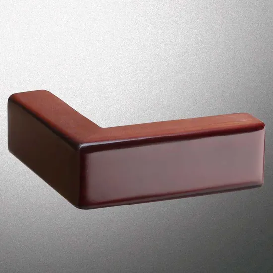 7-Shaped Solid Wood Furniture Support Legs Brown Solid Wood Legs