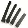 Black Matt Furniture Hardware Cabinet Square Pull 128mm & 160mm Drawer Handle