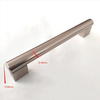 Aluminum Champagne Cabinet Handles Kitchen Profile Barn Cabinet Drawer Handle Pulls
