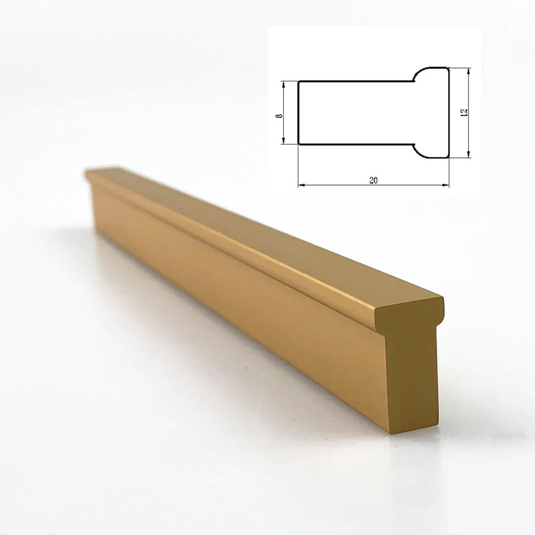 Aluminum Alloy Kitchen Living Room Cabinet Drawer T Shape Solid Handle