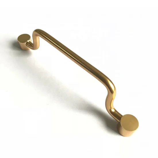 Gold Aluminum Alloy Modern Kitchen Hardware Cabinet Door Pull Handle