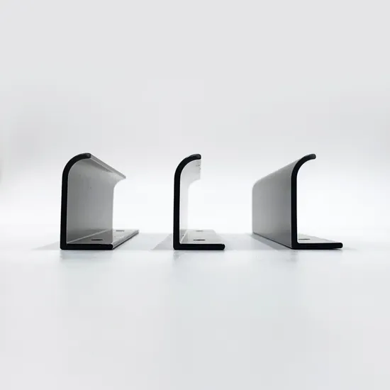 Kitchen Black Handle for Drawer Cabinet Modern Aluminum Furniture Edge Finger Pull