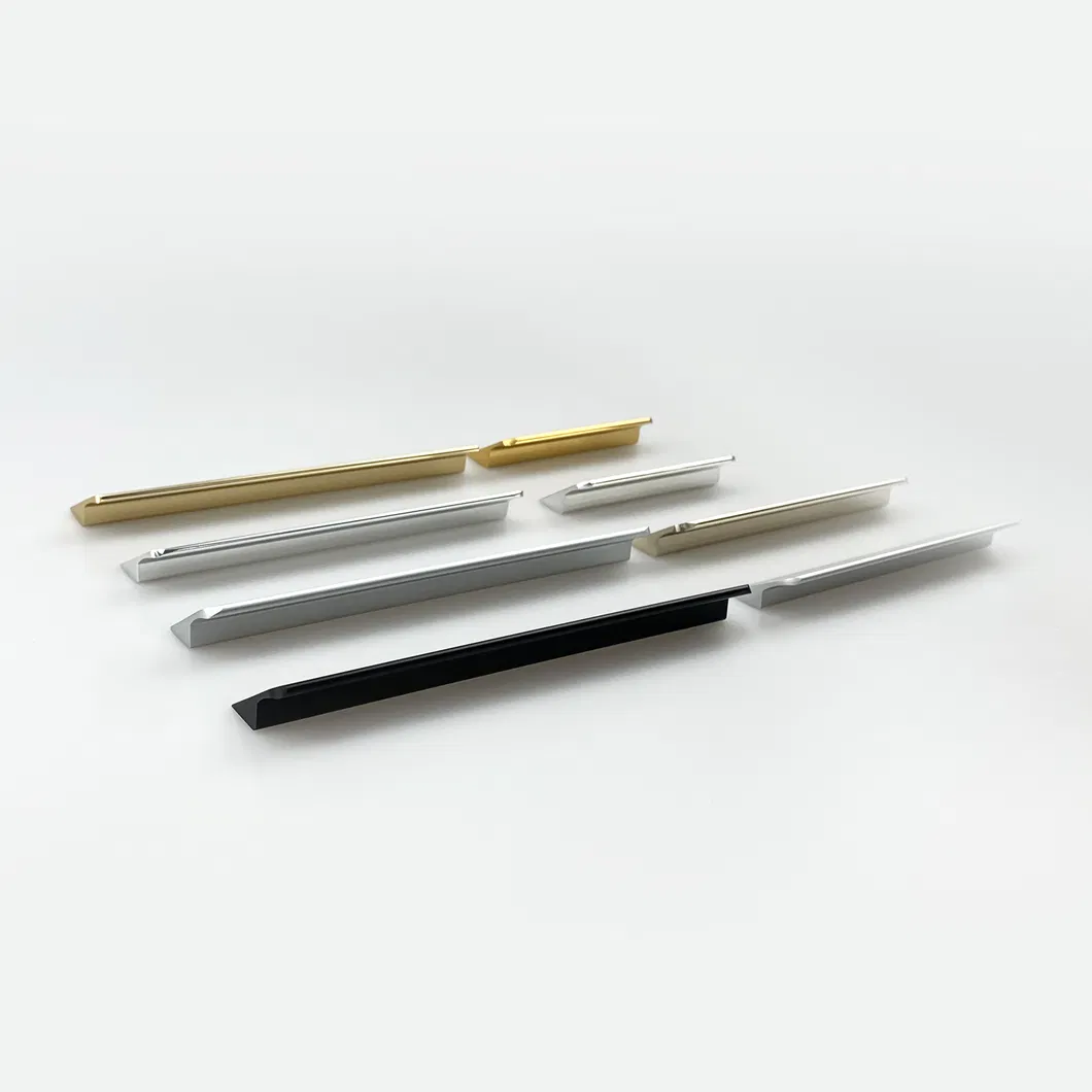 Black Gold Aluminum Kitchen 5 Inch Cabinet Drawer Door Pull Handle