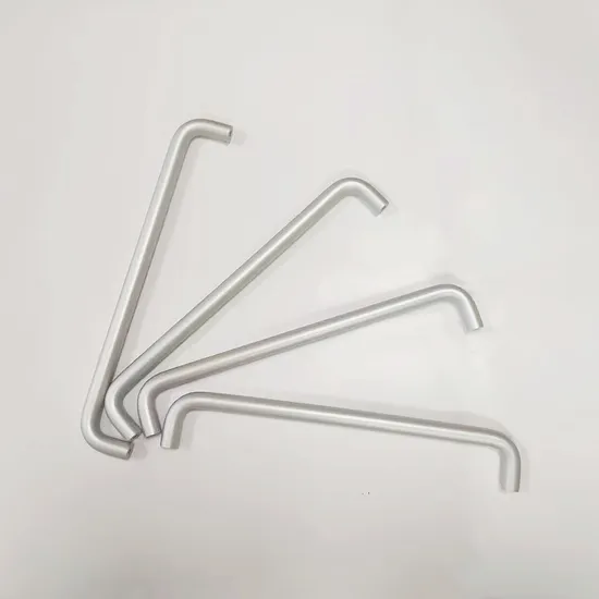 Solid U-Shaped Cabinets and Drawers Simple Kitchen Furniture Aluminum Handles Pulls