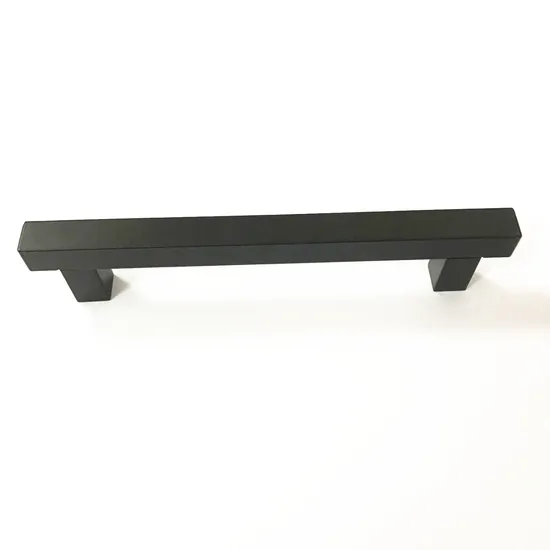 Cabinet Hardware Drawer Handles Black Matt Square T Style Solid Furniture Handle