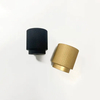Aluminum Cabinet Door Knob Gold Black Knurled Furniture Drawer Handle Knob