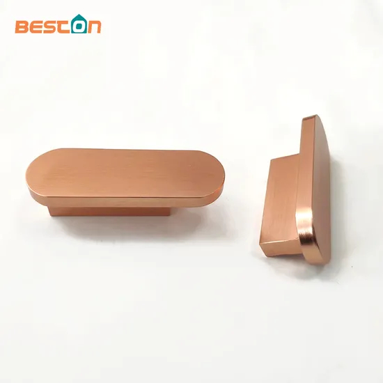Aluminum Cabinet Handle Meilv Rose Gold Aluminum Drawer Kitchen Furniture Cabinet Handle