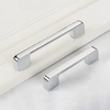 Modern Shiny Handles Hardware Furniture Fitting Aluminum Kitchen Wardrobe Cabinet Pull Handle