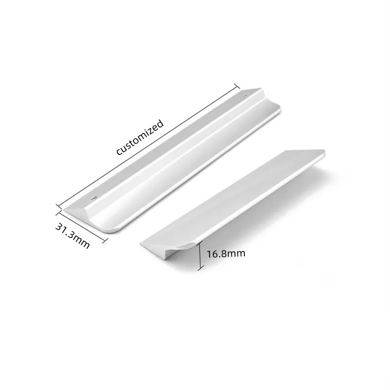 Furniture Hardware Kitchen Handle Aluminum Modern Cabinet Aluminum Pull Handles
