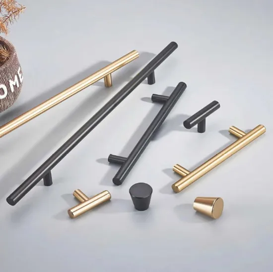 Factory Simple Style Aluminum Alloy Kitchen Furniture Cabinet Drawer Nightstand Handle