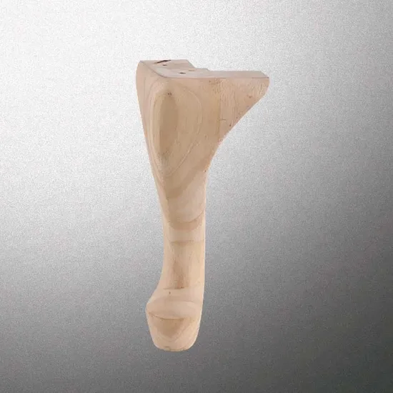 250mm Tightly Structured Clear Texture Wooden Sofa Legs