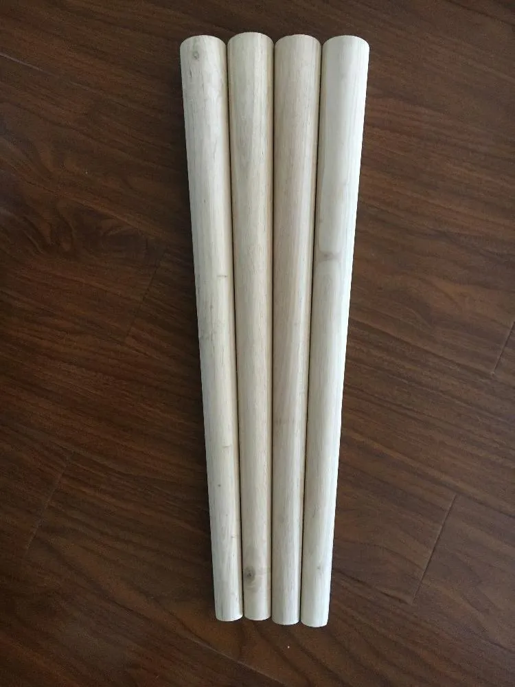 Solid Wood Stain 16 Inch Height Replacement Wooden Bar Chair Legs