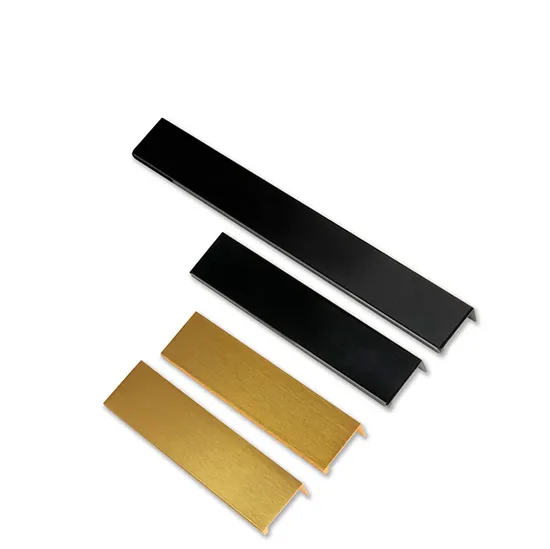 Minimal No-Punch Cupboard Narrow Edge Closet Door Handle