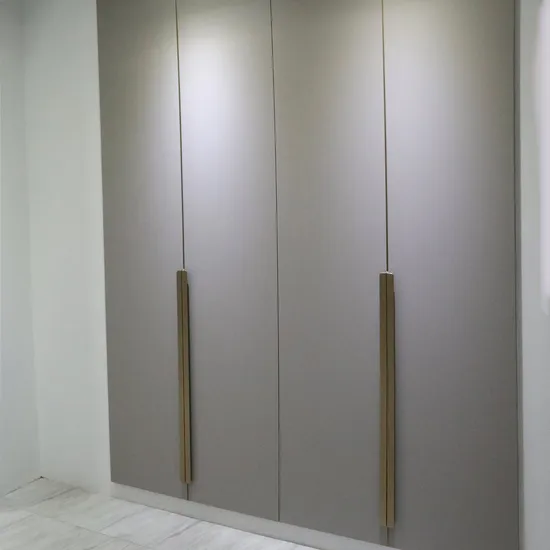 Aluminum Alloy Cabinet Handles 2.8m Antique Gold Long Wardrobe Handle