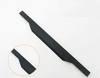 Edge Handle Black Aluminum Alloy Extended Drawer Closet Door Invisible Handle