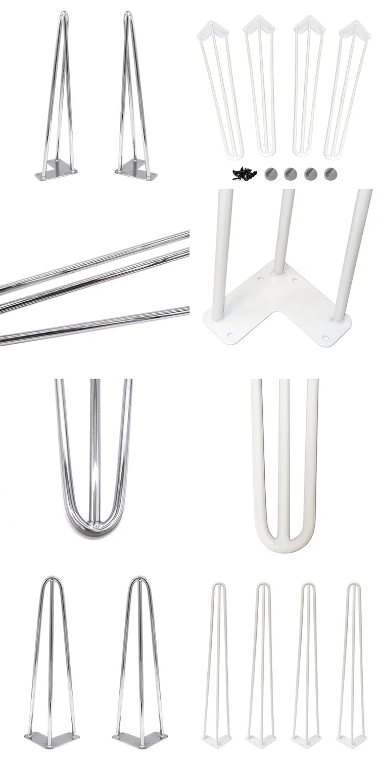 New Design Furniture Hairpin Legs Wholesale Metal Hairpin Legs for Side Table