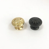 Zinc Alloy 34mm Diameter Black & Gold Kitchen Furniture Antique Cabinet Handle Knobs