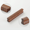 Simply Furniture Cabinet Drawer Solid Beech Wood Pulls Black Walnut Closet Handles