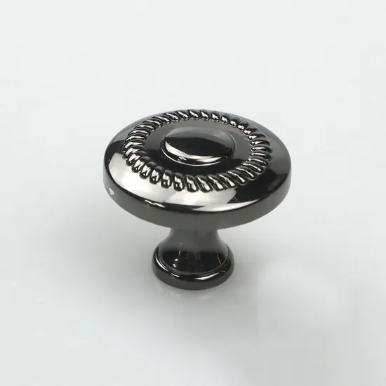 Cabinet Knob Zinc Alloy Black Nickel Dresser Drawer Knobs and Pull