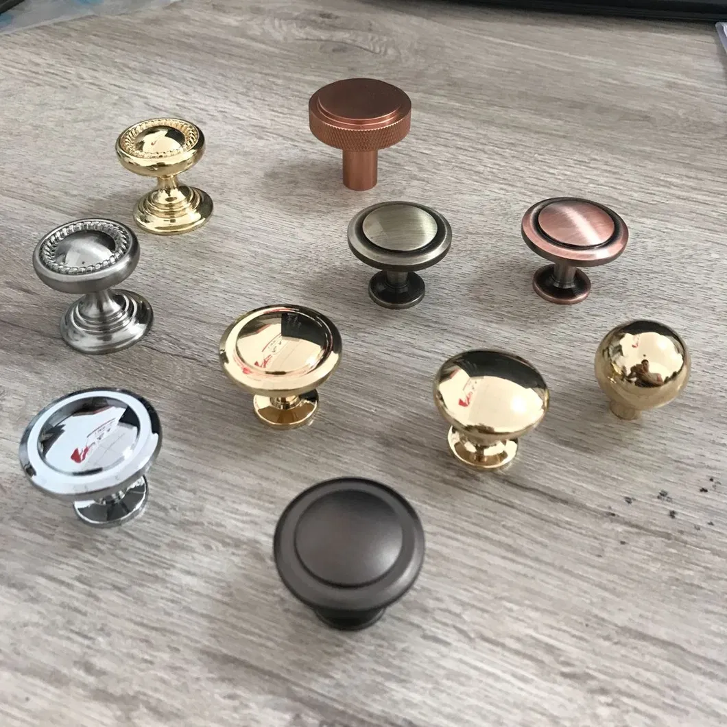 Furniture Hardware Round 30mm Diameter Black Pull Knob