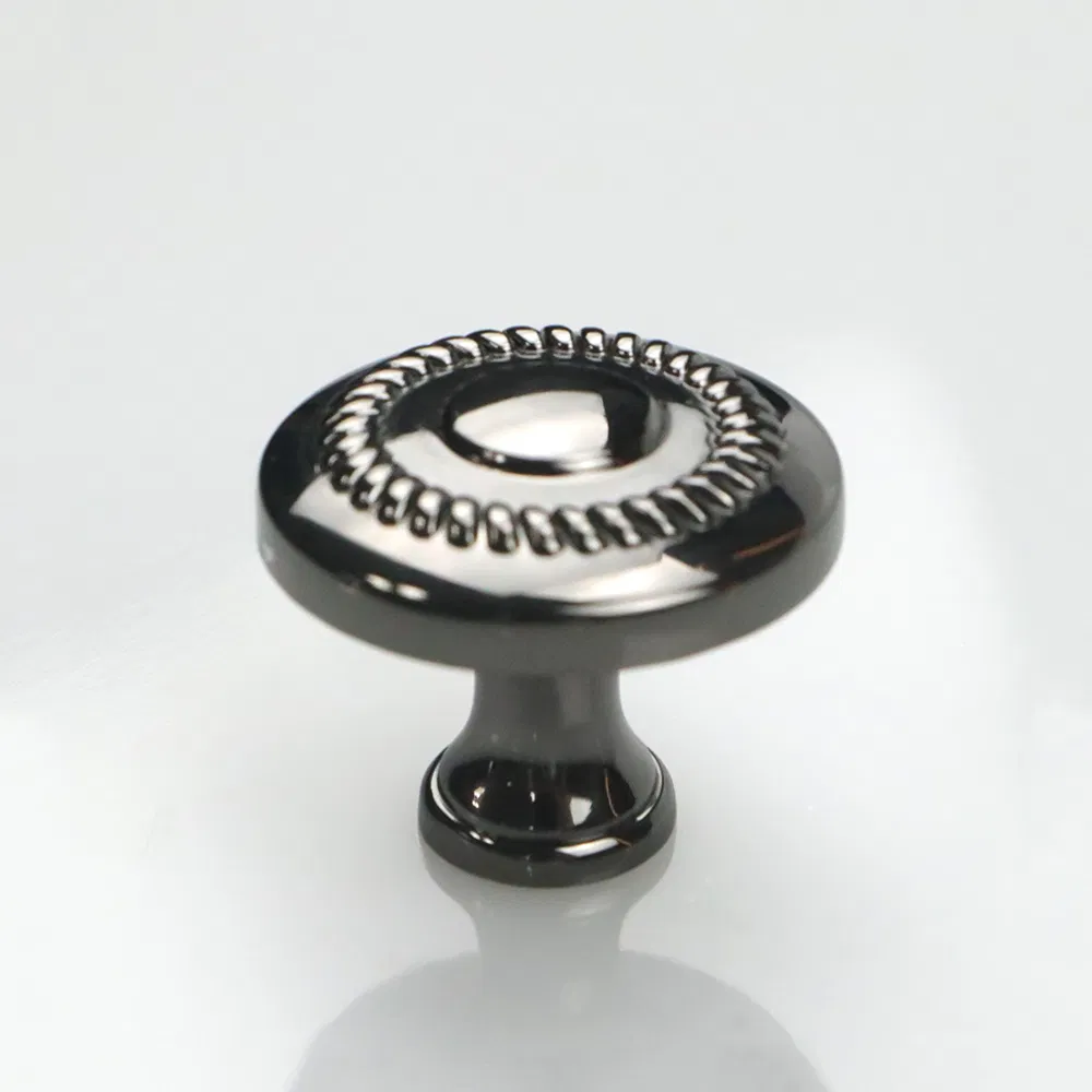 Cabinet Knob Zinc Alloy Black Nickel Dresser Drawer Knobs and Pull