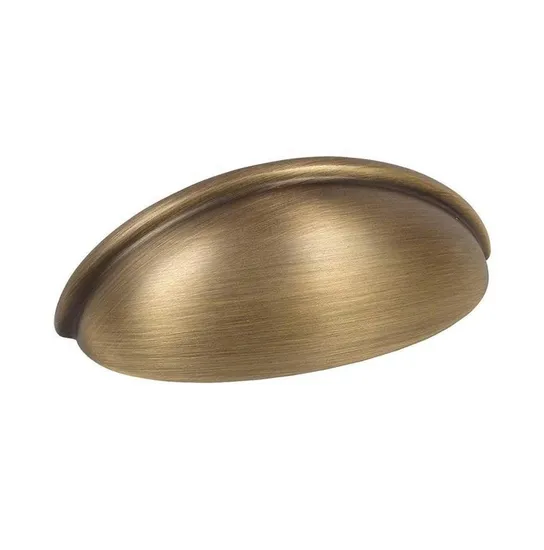 Matt Black Zinc Alloy C. C 76mm Drawer Cabinet Handles Cup Handle