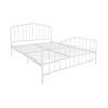 Queens Metal Hotel Beds Base Frame with Headboard and Footboard Platform
