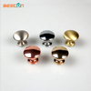Zinc Alloy Furniture Hardware Kitchen Room Interior Black Round Mushroom Knob