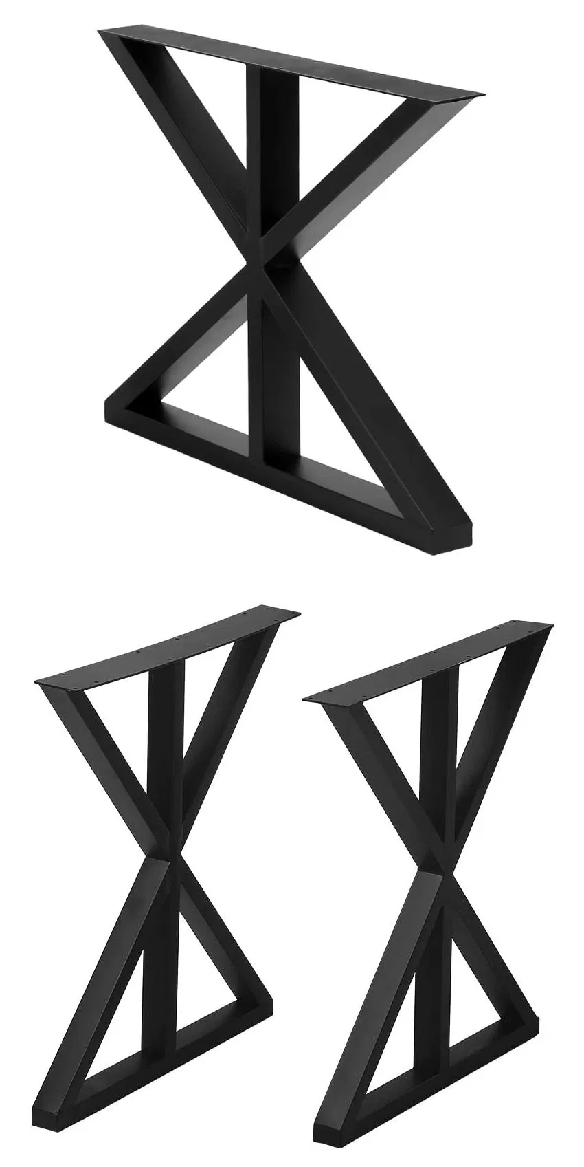 Manufacturer Modern U-Shape Golden Metal Dining Table Legs