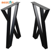Furniture Legs Rustic Decory Round Tube X Shape Table Legs