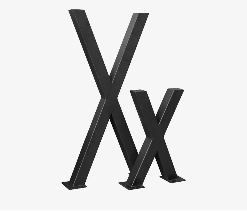 Industrial Restaurant Table Frames Cast Iron Coffee Dining X Meta Table Legs