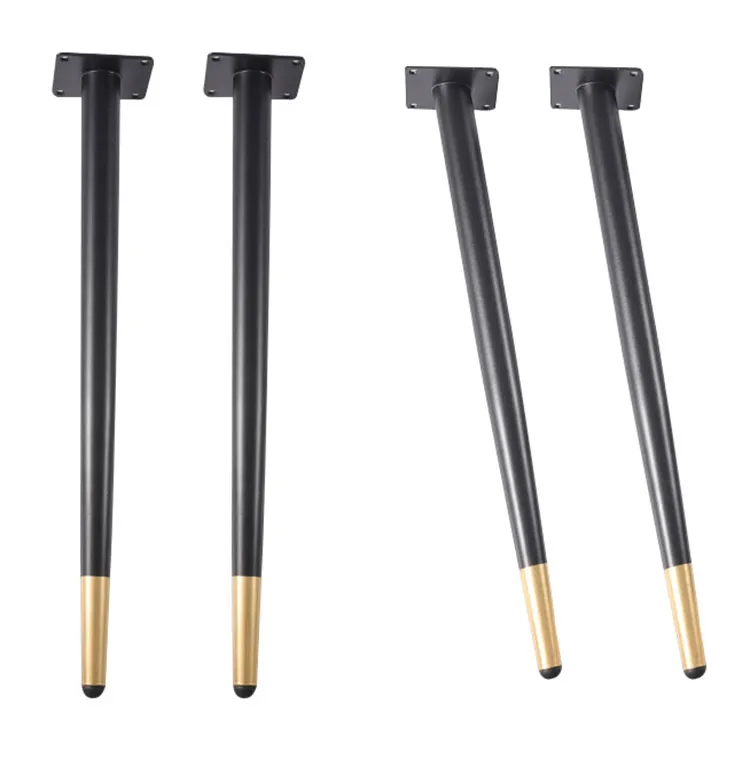 Tapered Chair Gold Iron Brass Steel Furniture Metal Coffee Table Legs