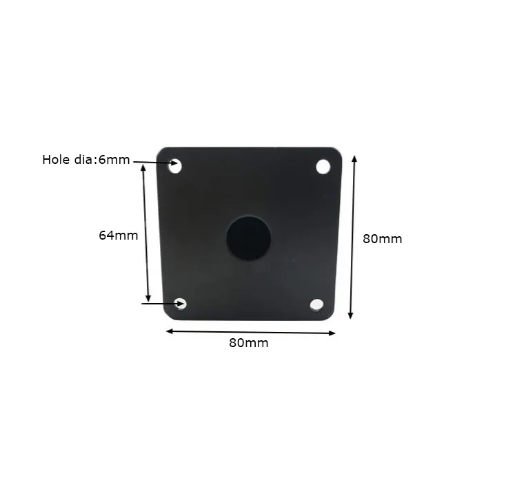 Metal Furniture Conical Black Sofa Wardrobe Cabinet Furniture Leg Table Legs