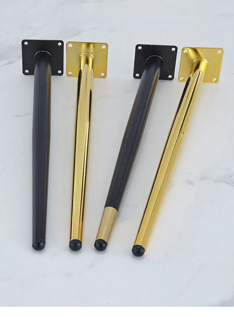Tapered Chair Gold Iron Brass Steel Furniture Metal Coffee Dining Table Legs