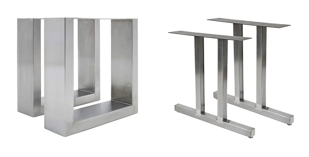 Modern Base Bench Feet Coffee Square Dining Table Legs