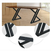 Metal Cast Iron Frame Shaped Coffee Dining Living Room Table Legs