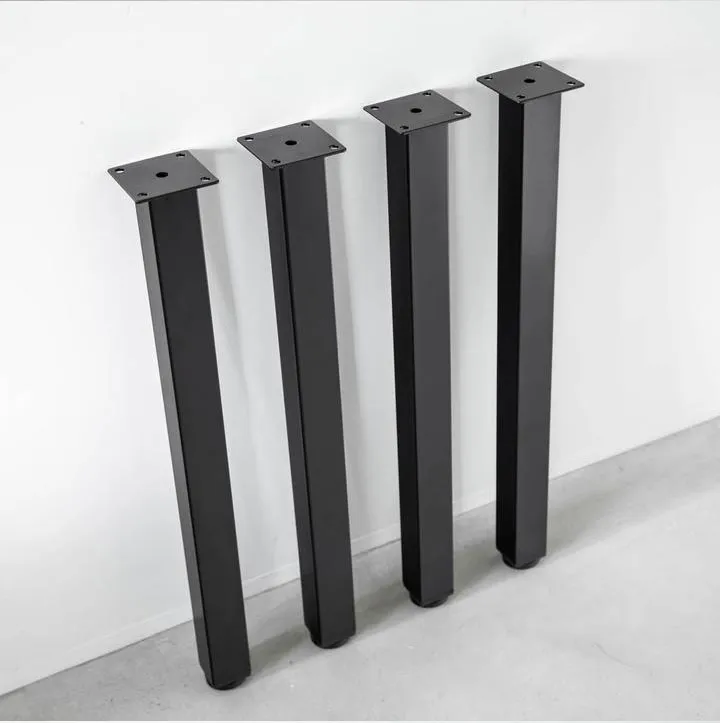 Adjustable Furniture Hardware Fashion Design Round Metal Height Feet Table Legs